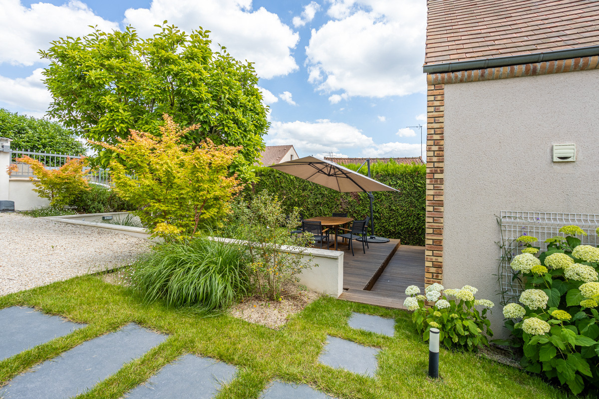 Un jardin aux allures contemporaines