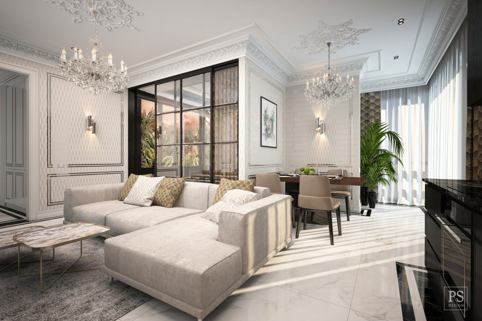 Интерьер квартиры в ЖК Бристоль