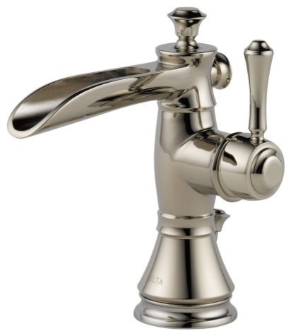 Cassidy Single Handle Lavatory Faucet With Lever Handle Channel