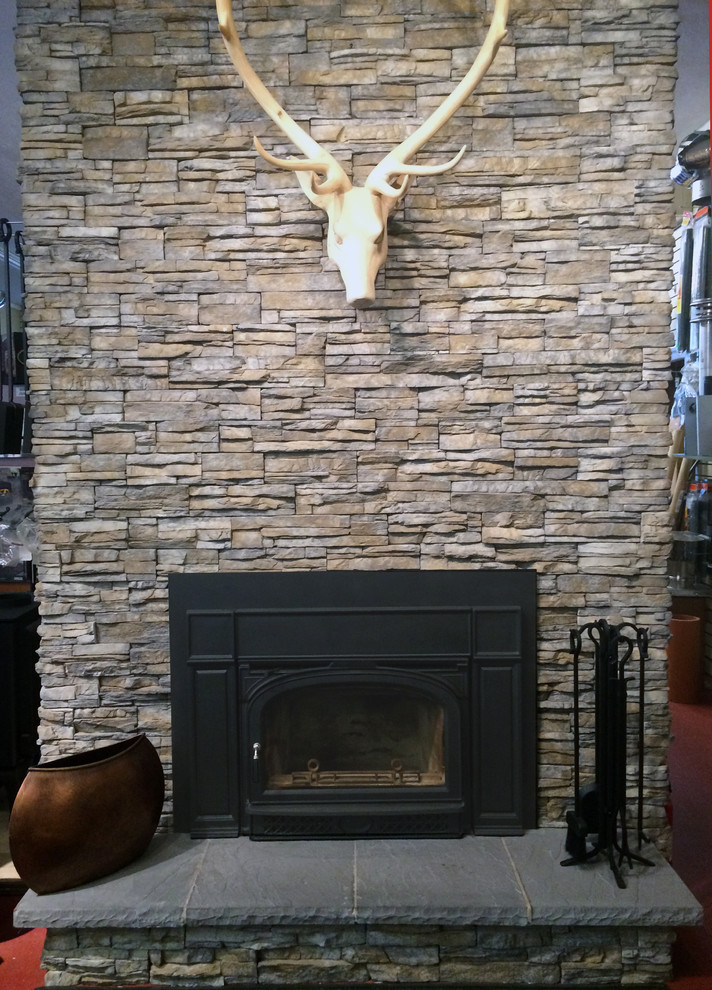 Wood Burning Inserts - Transitional - Living Room - Philadelphia - by The Stove Shop Fireplace ...