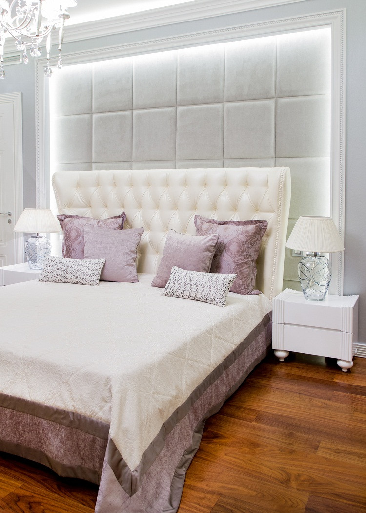 Мягкие стеновые панели в интерьере. Наше производство