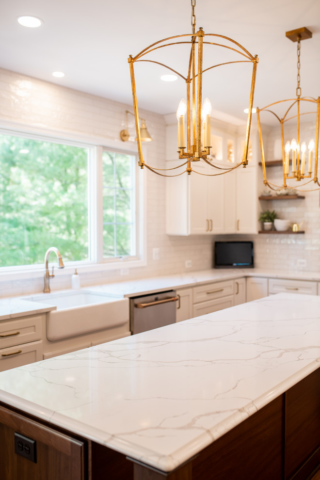 Transitional home design photo in Baltimore