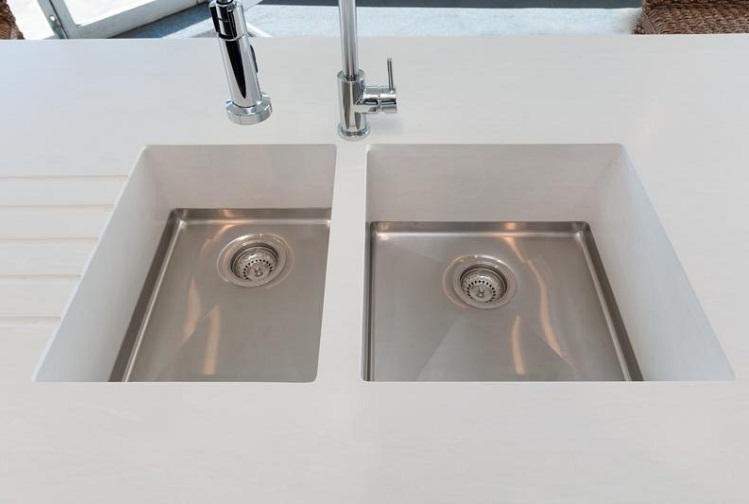 Corian AND stainless sink