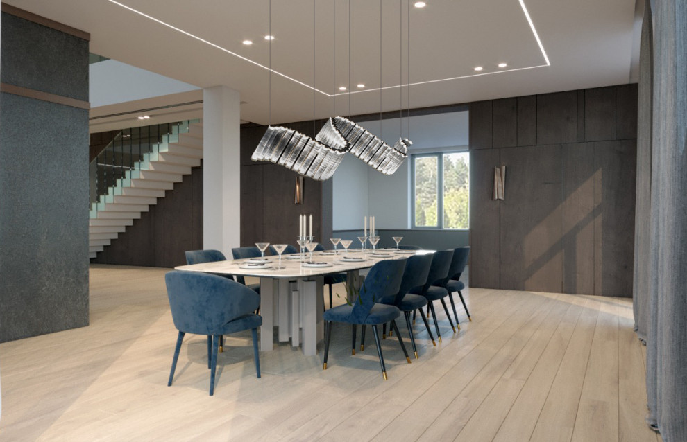 Столовая в загородном доме