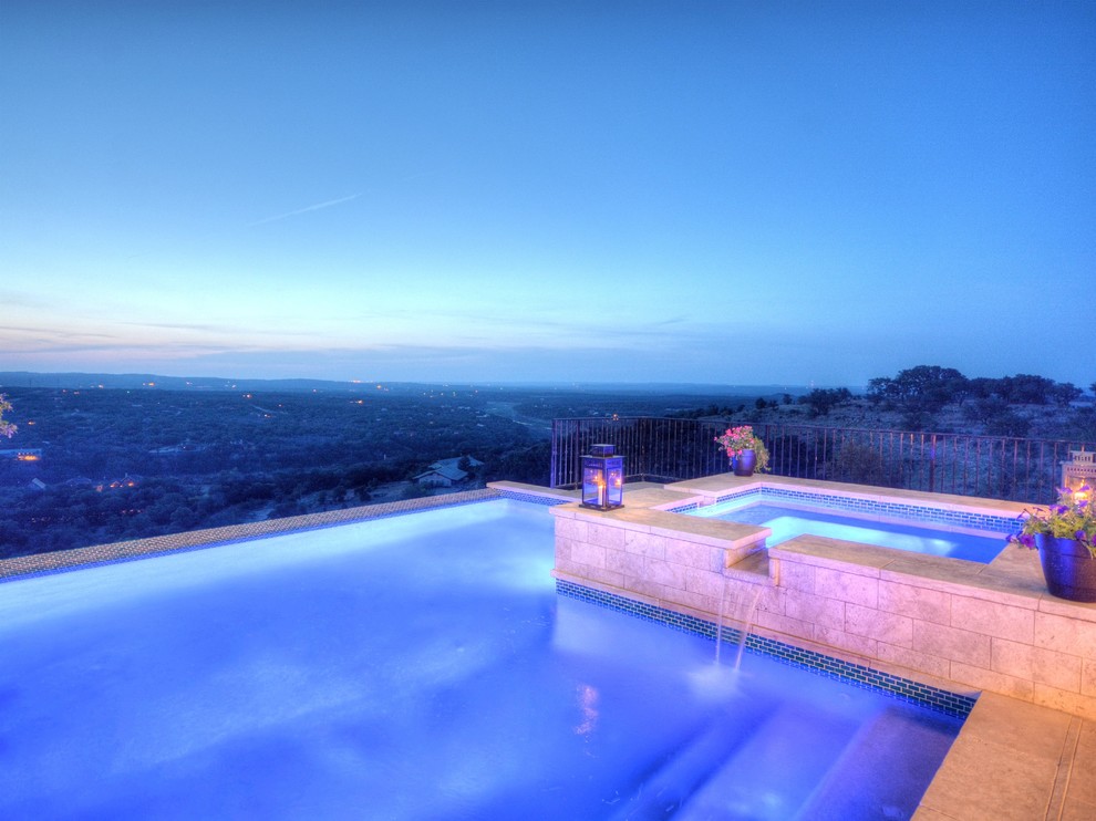 Inspiration for a contemporary pool in Austin.