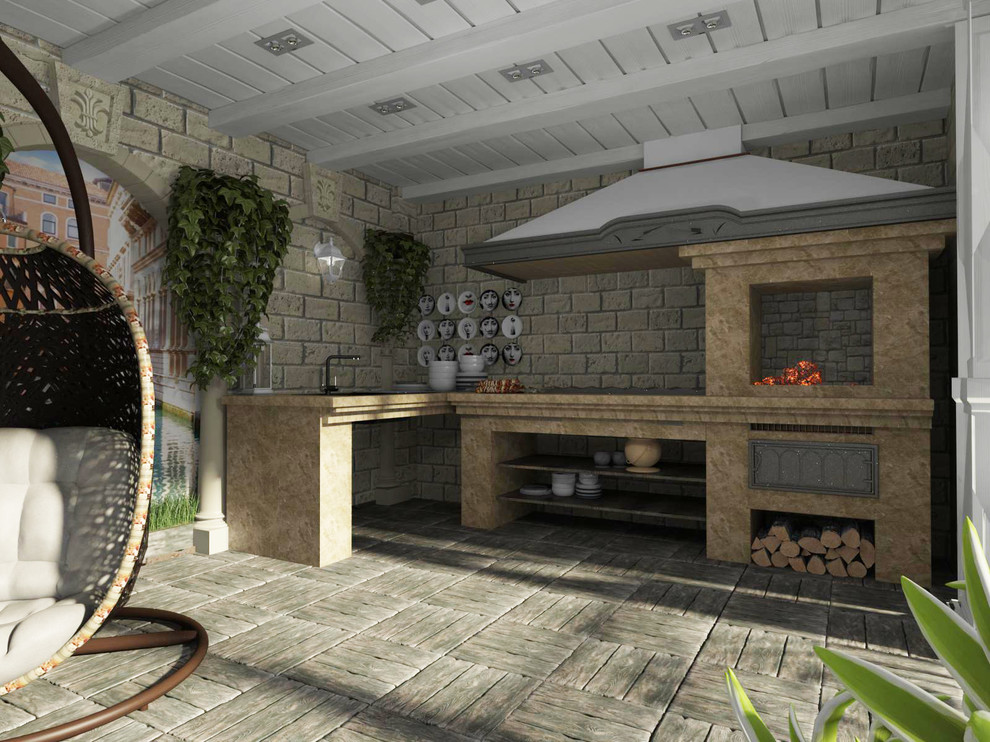 Проект "Тосканский дворик" Виктория Нерсесянц