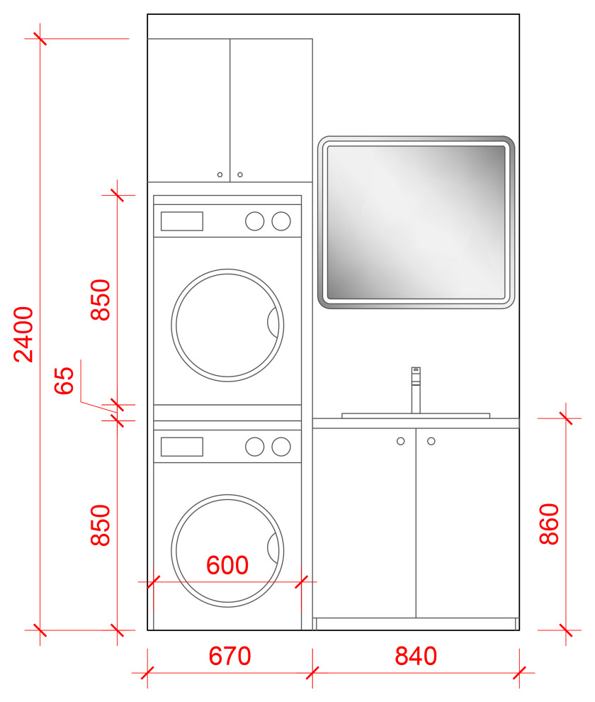 Санузел в бирюзовых тонах. Москва