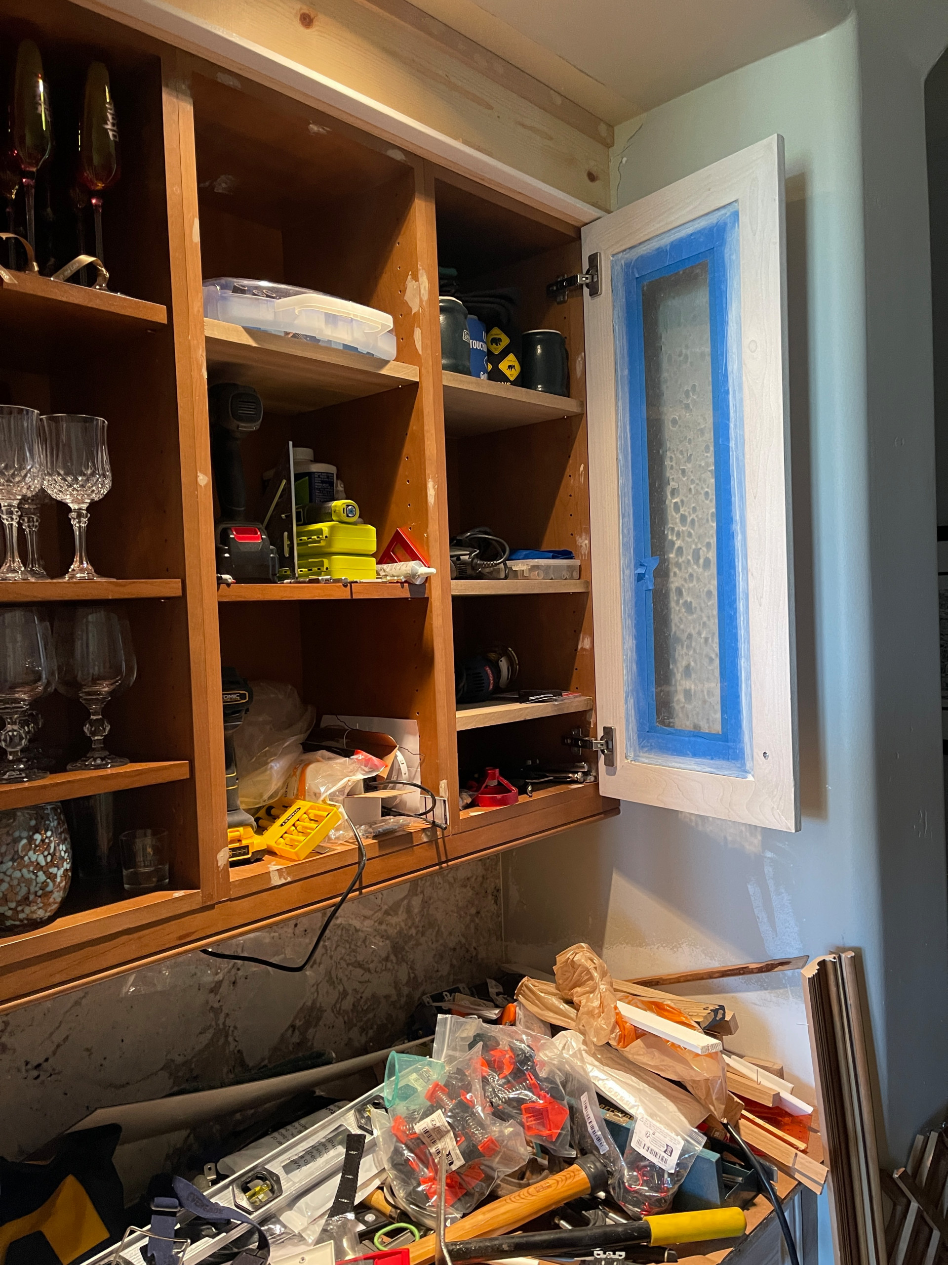 Two Tone Kitchen Reface and Partial Build