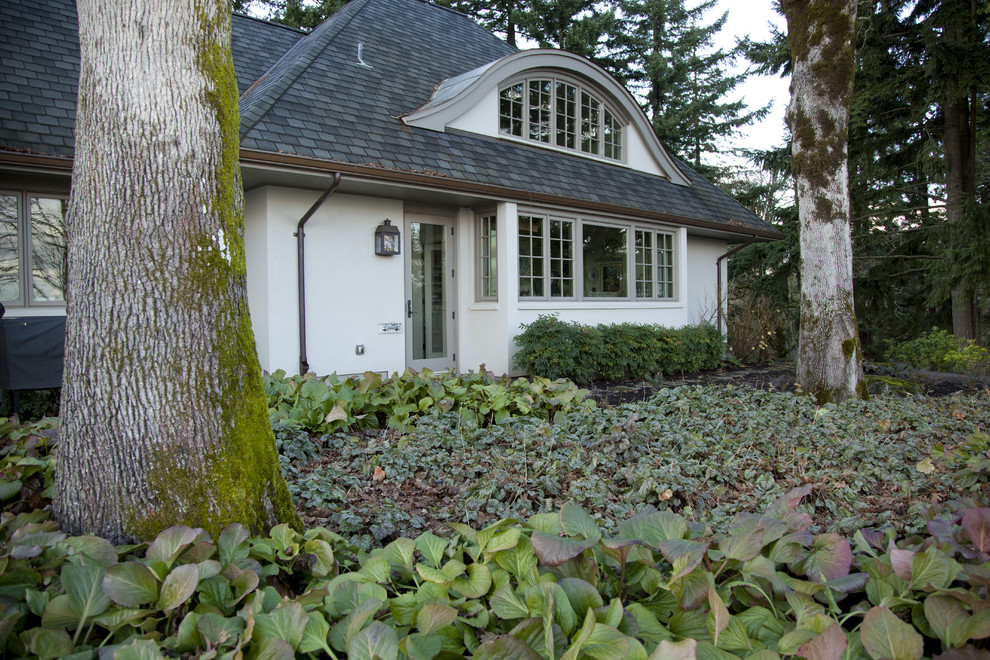 This is an example of a traditional two-storey exterior in Portland.