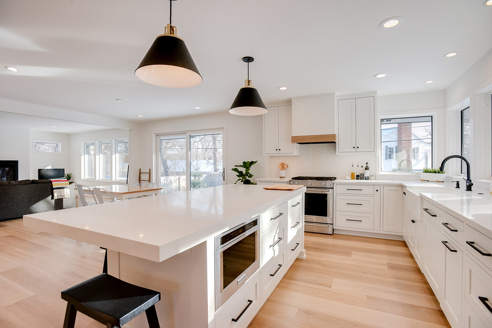 Scandinavian remodel and addition in Arden Hills