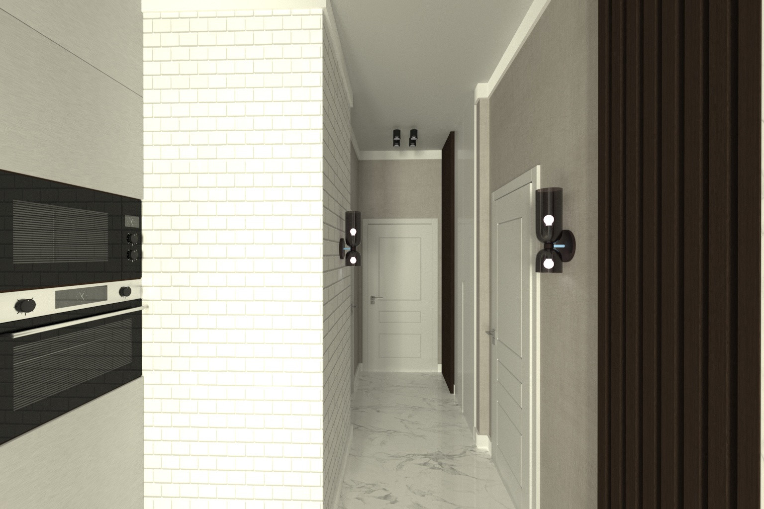 дизайн проект студии 40 квадратов