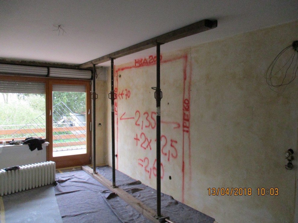 Vorbereitung für Durchbruch