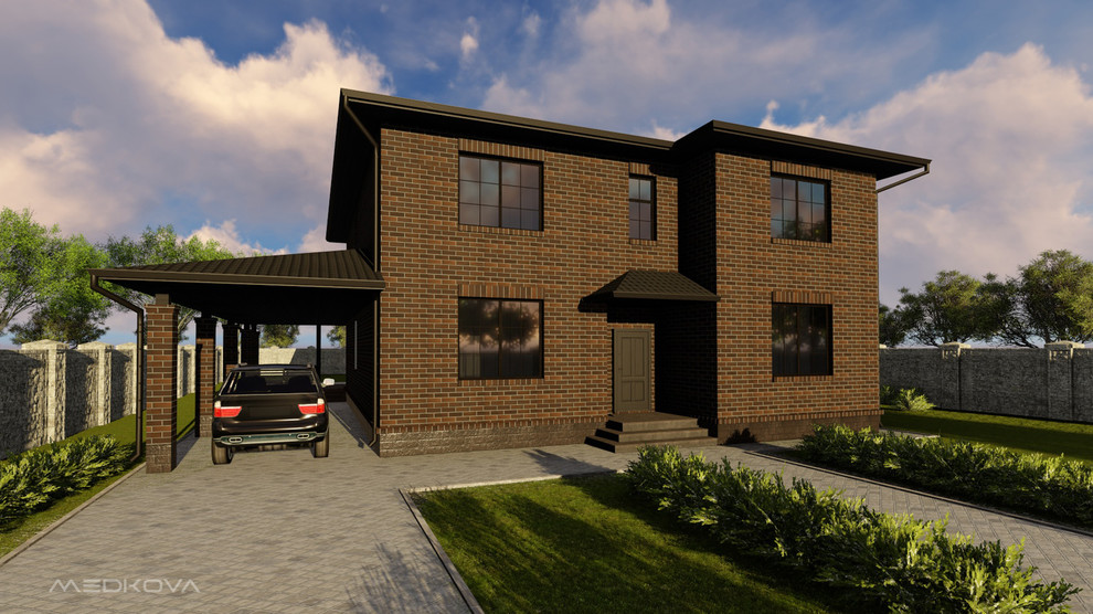 Проект двухэтажного дома2