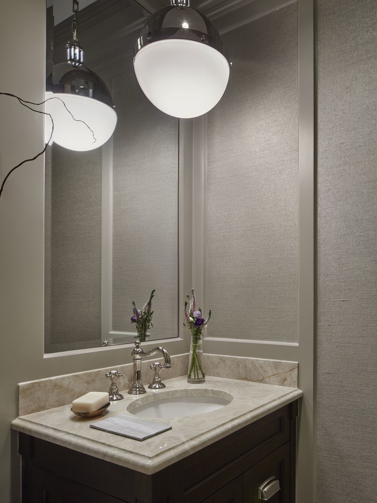 Lincoln Park - 1848 N. Howe St. - Transitional - Powder Room - Chicago ...