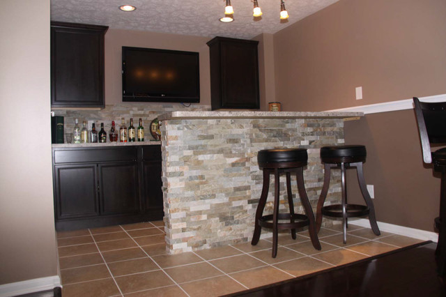 Cool Irish Themed Basement Bar Idea Traditional Basement Cleveland By Jm Design Build Houzz Uk