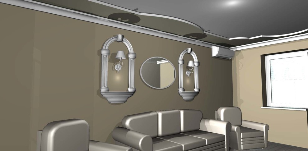 Варианты отделки гостиной