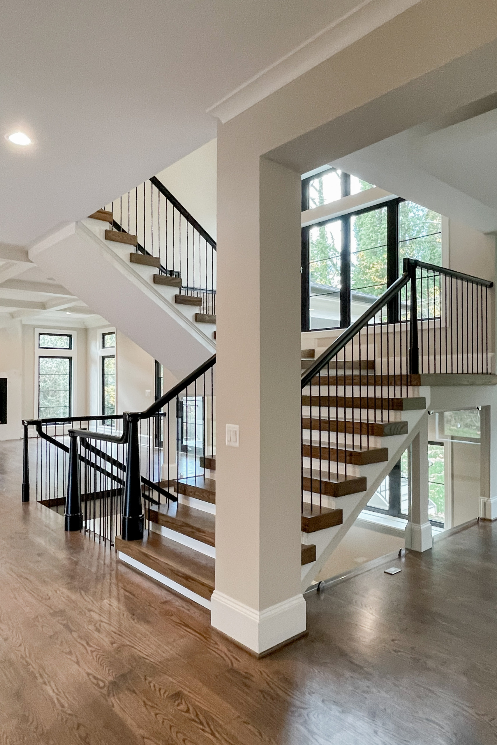 89_Eclectic and Edguy Staircase in French Contemporary Residence, McLean VA 2210