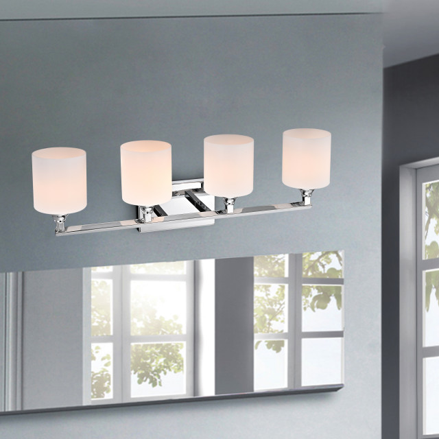 CHLOE Lighting Jane Contemporary 4-Light Bath Vanity Fixture ...