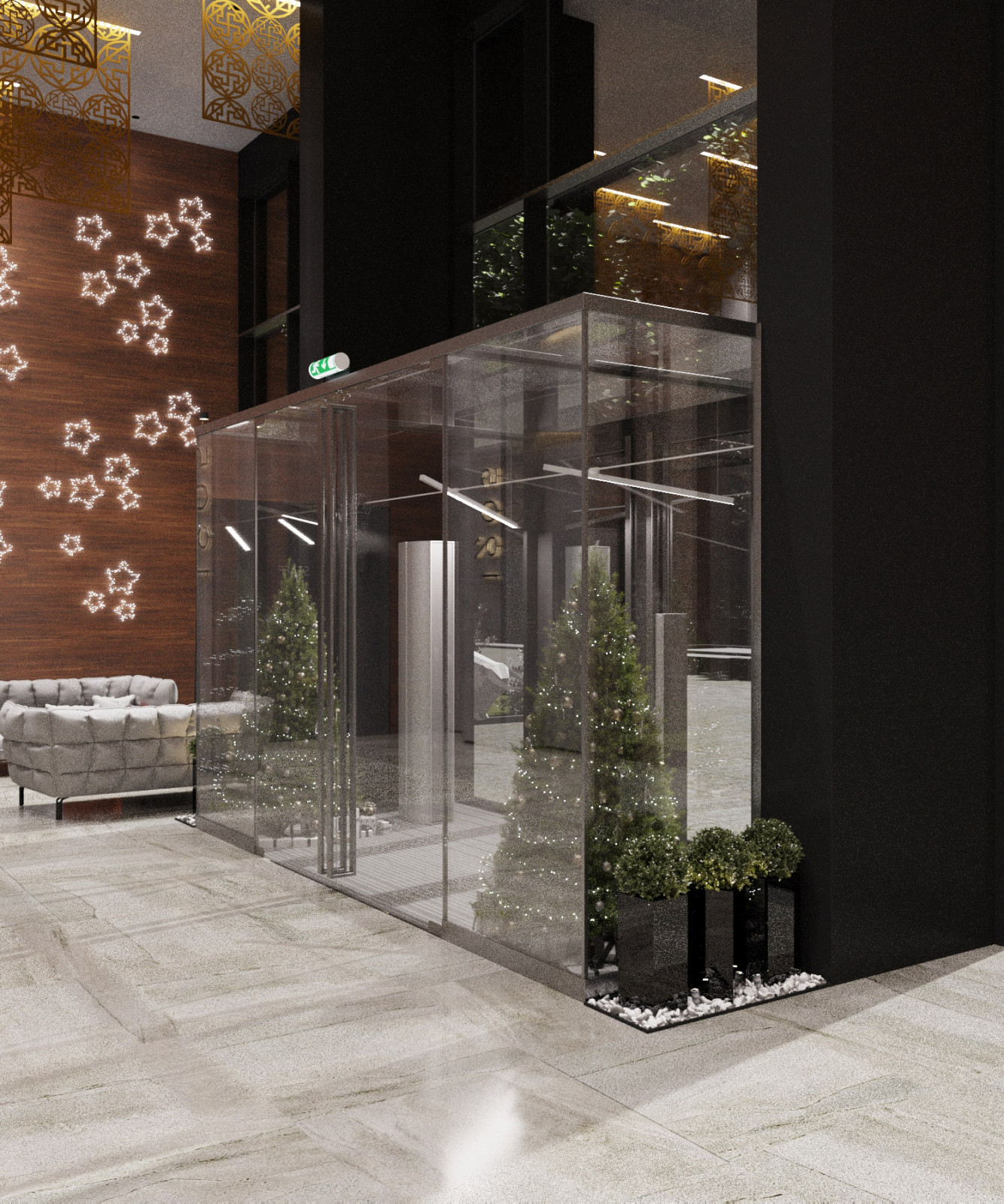 Новогодняя парадная