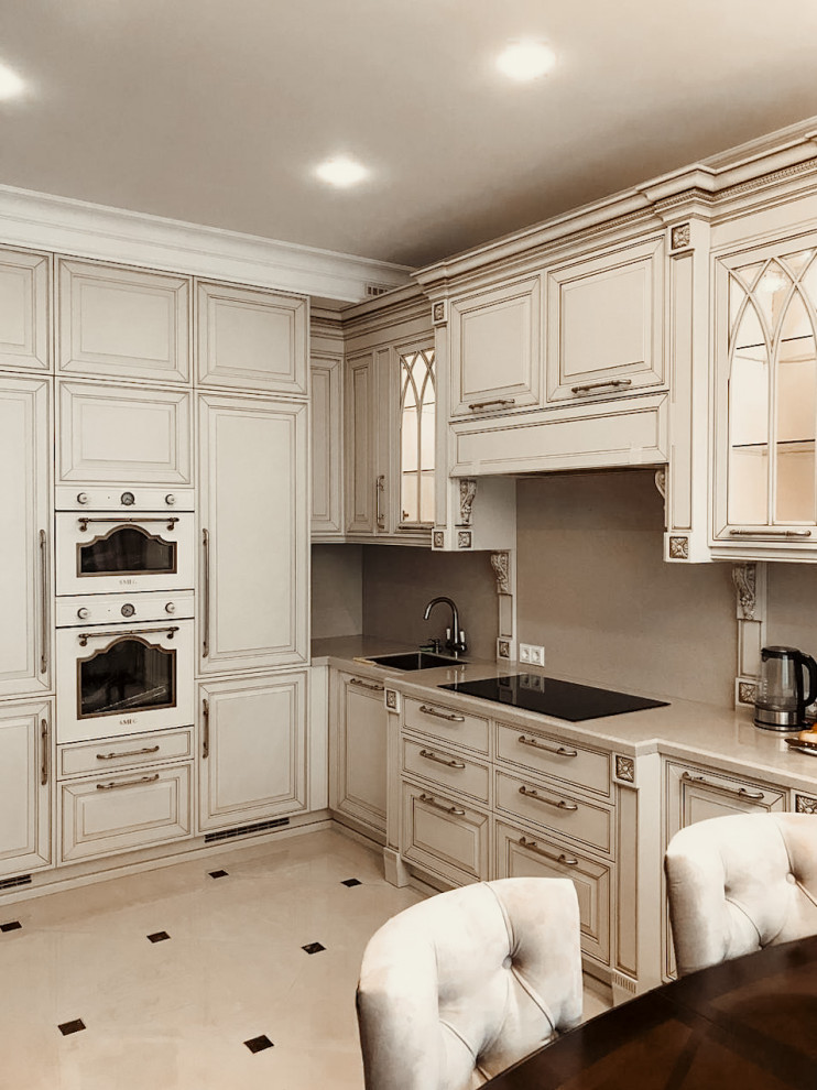 Квартира в классическом стиле. Сравнение 3д и фото