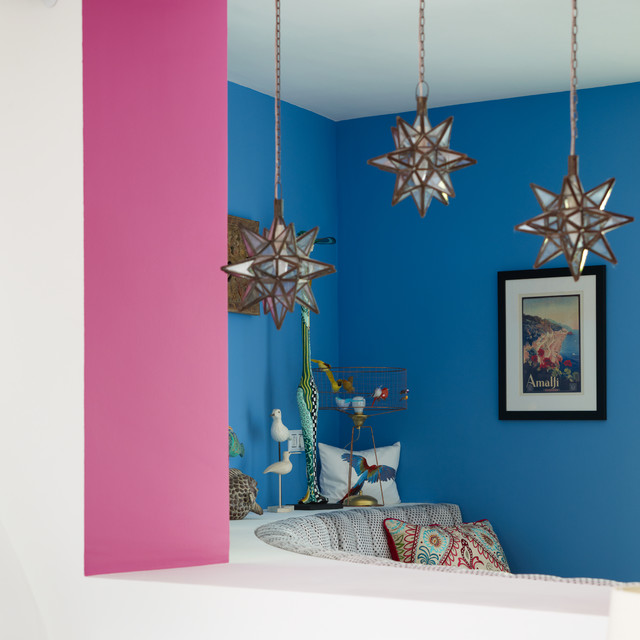 Eclectic Mediterranean Retreat medelhavsstil-vardagsrum