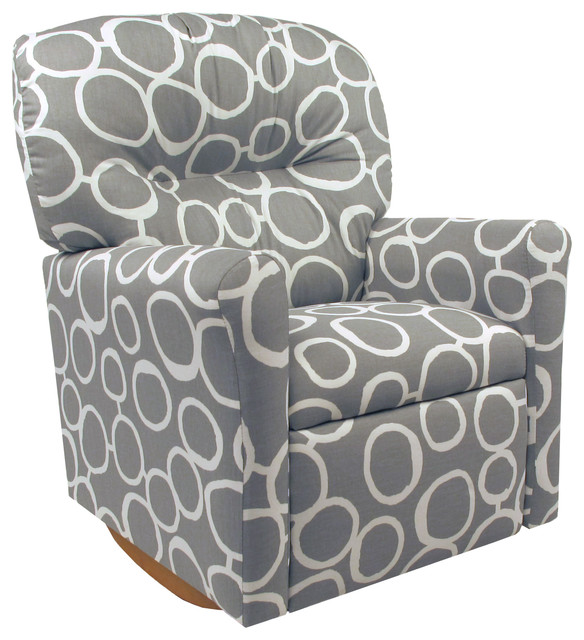 Contemporary Rocker Recliner, Freehand Storm Contemporary Kids