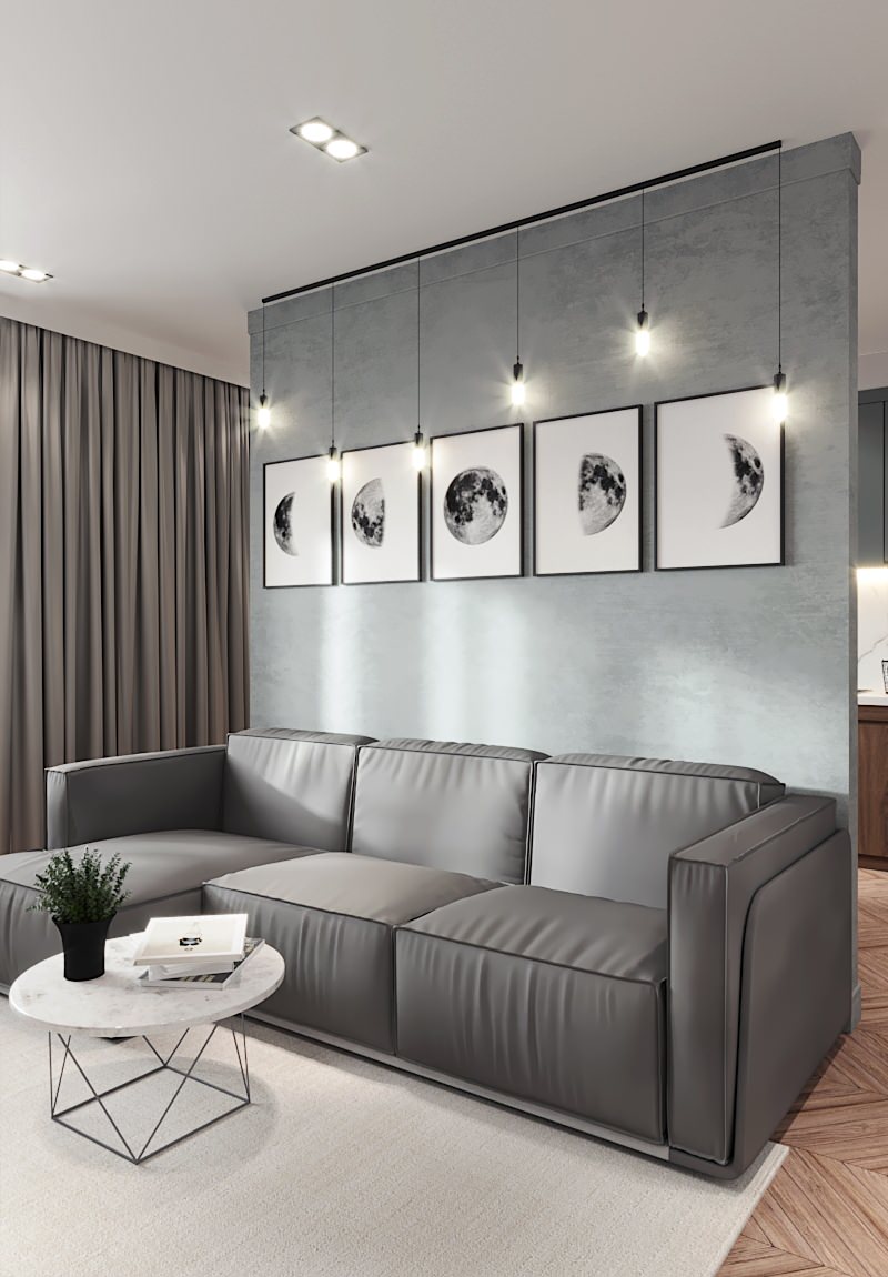 Дизайн интерьера кухни-гостиной в г.Казань