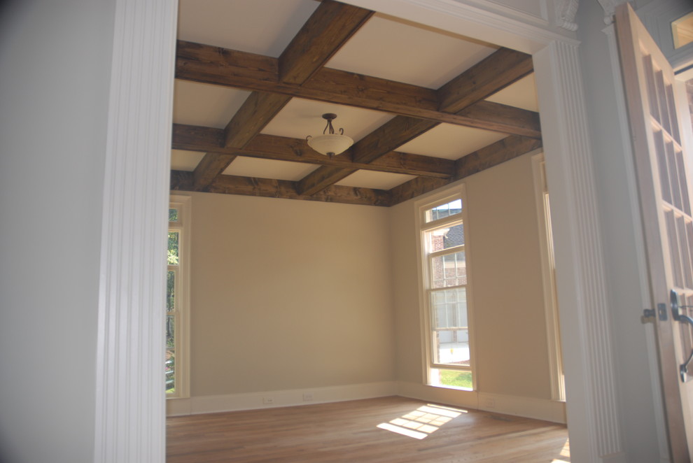 Traditional Custom Home Build with Moldings, Trim, Fireplace & Mantle