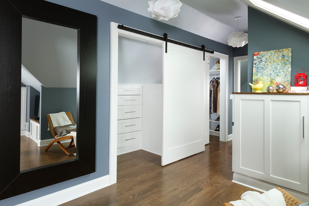 Hallway - transitional hallway idea in Minneapolis