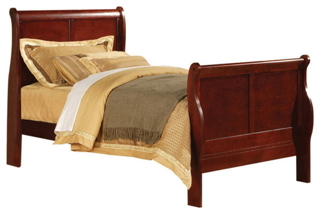 Louis Philippe III Bed - Traditional - Sleigh Beds - by Acme Furniture