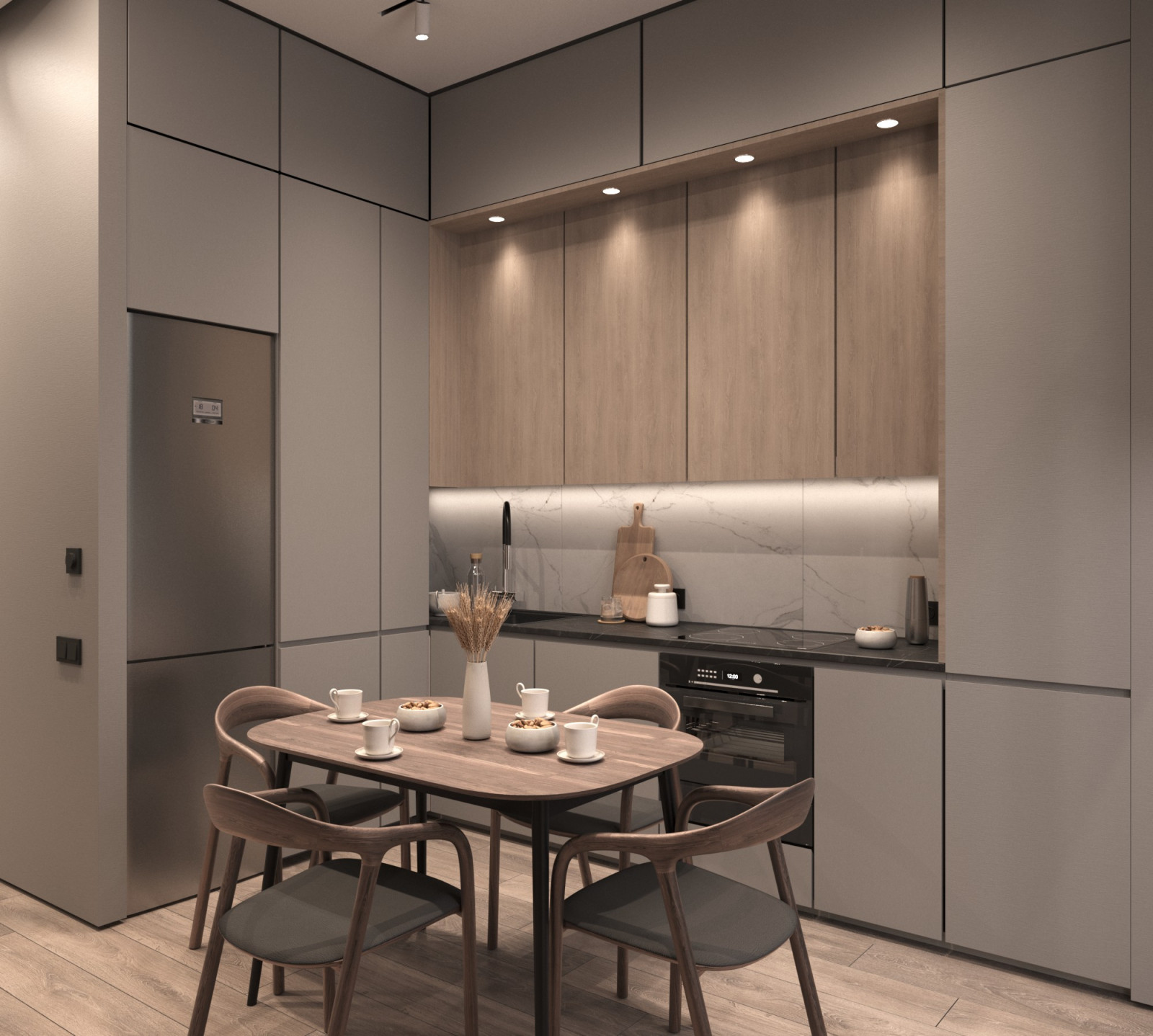 Дизайн-проект квартиры 46м2. Минимализм