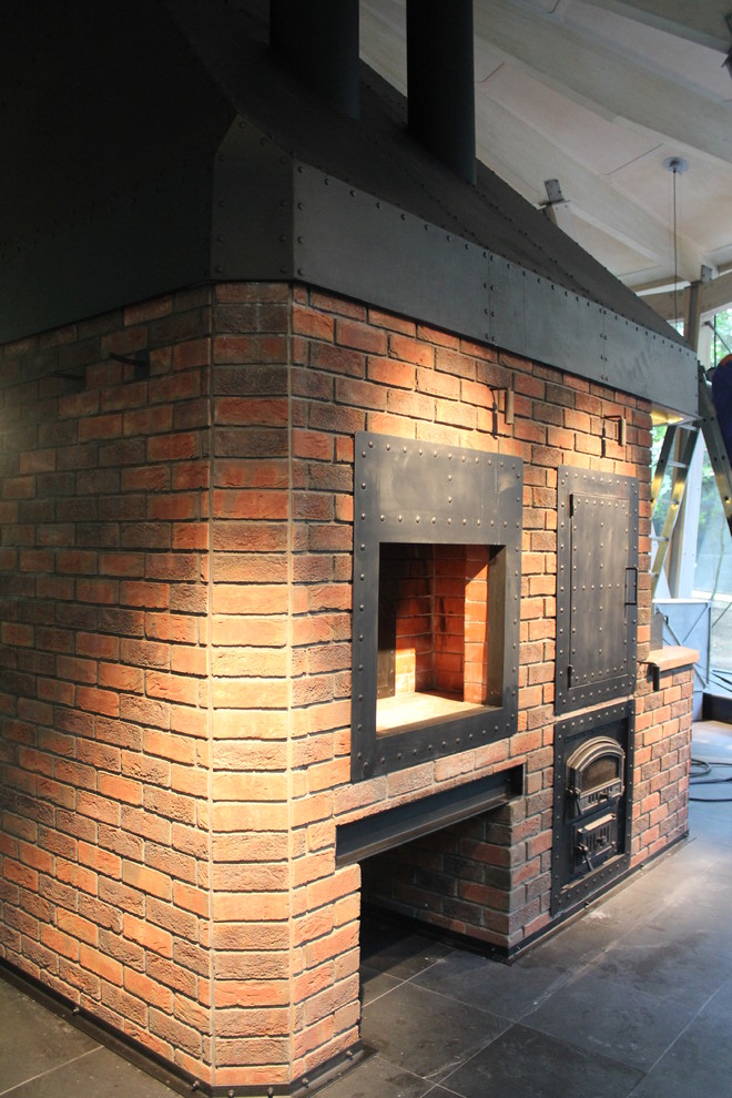 Кирпичная кухня в стиле Лофт/Brick loft style kitchen