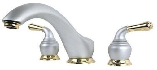 Moen Monticello 2-Handle Platinum/Polished Brass Roman Tub Faucet 86951PM