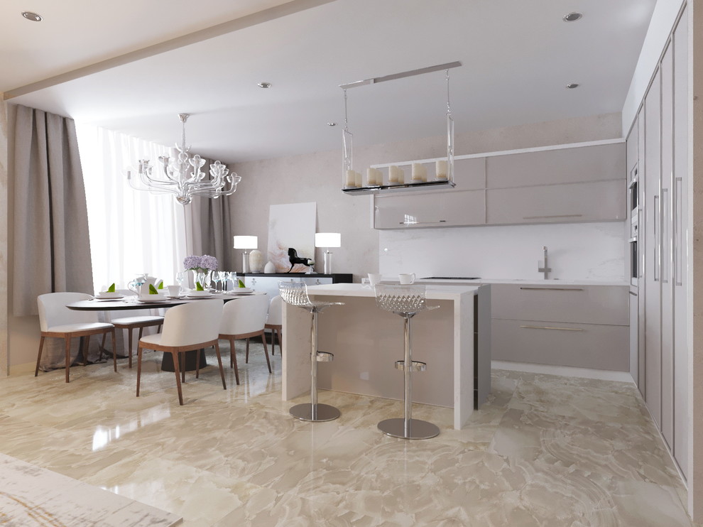 Элегантный интерьер в ЖК "Атриум"