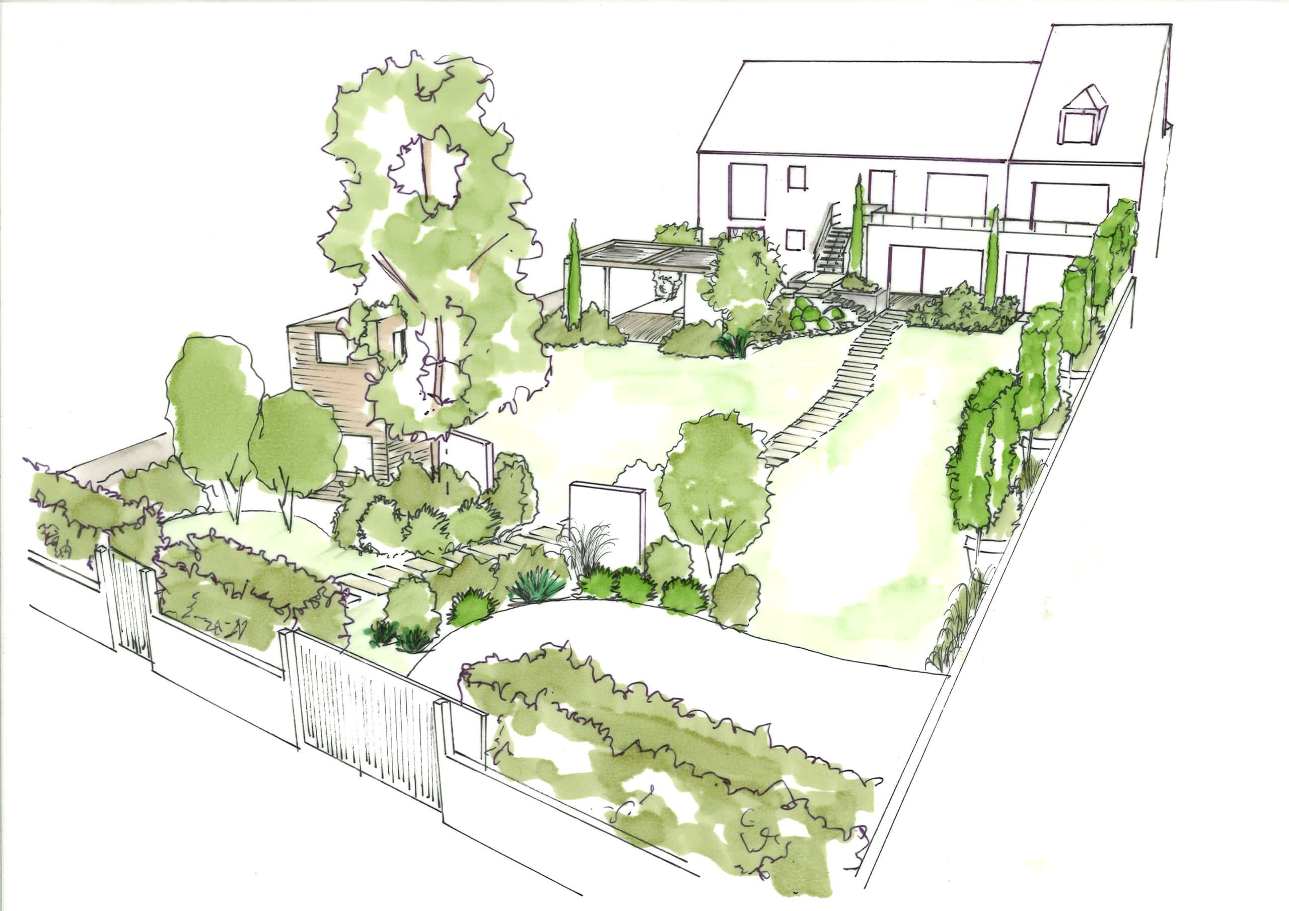 Jardin familial de 600 m² - Carrières sur Seine (78)