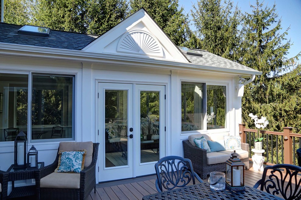 Sun Room Addition - Transitional - Deck - New York - by ROAM ...