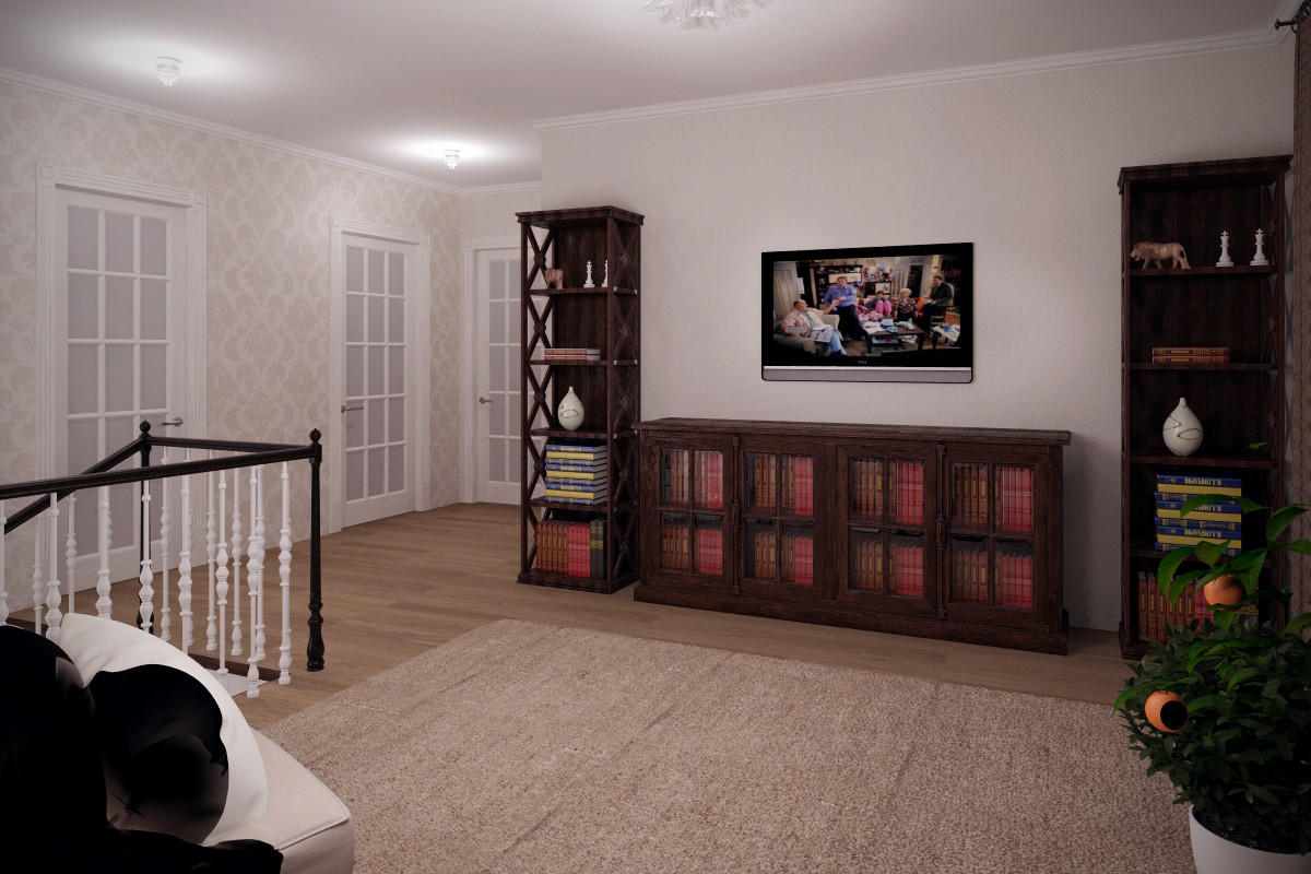 дизайн интерьера частного коттеджа в станице вешенская