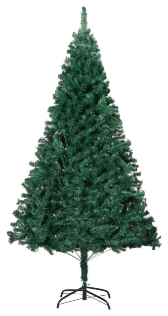 vidaXL Artificial Christmas Tree With Thick Branches Green 70.9" PVC