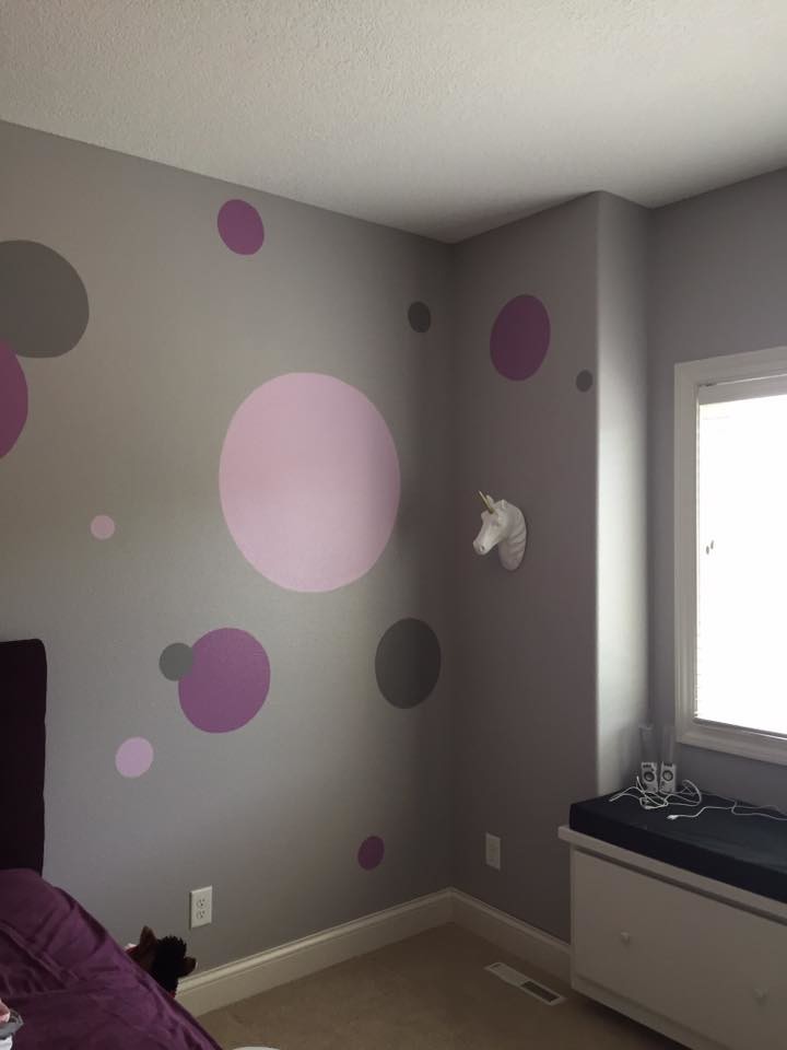 Hand Painted Polka Dots