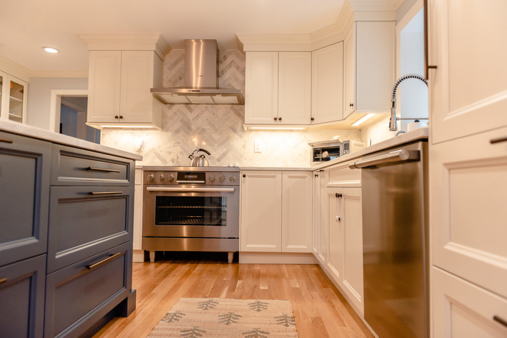 Kitchen - transitional kitchen idea in Boston