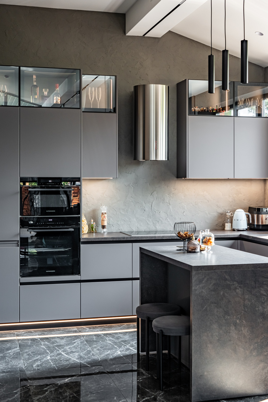 Проект кухни в частном доме