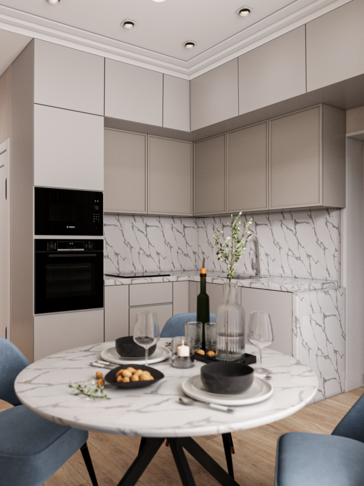 Проект интерьера квартиры 67 м2 в ЖК "Рассказово"