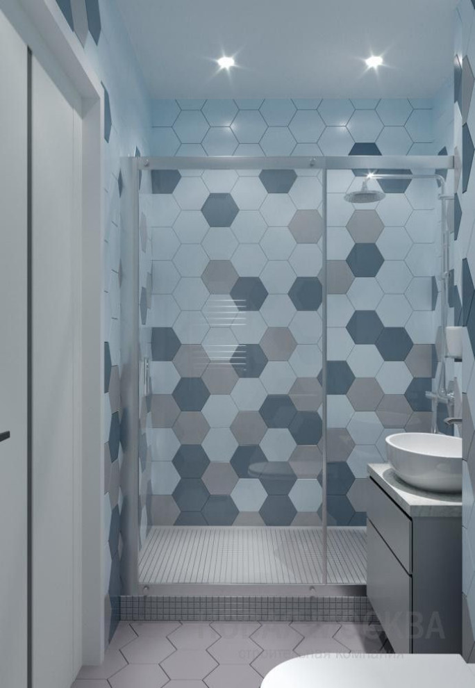 Дизайн-проект однокомнатной квартиры 48 кв.м. в ЖК «Коммунарка»