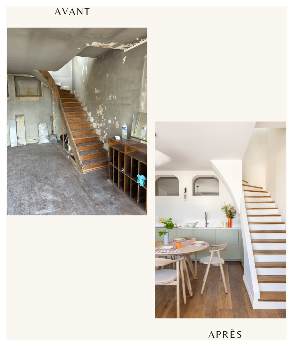 Un duplex des années 30 de 60m2 entièrement repensé