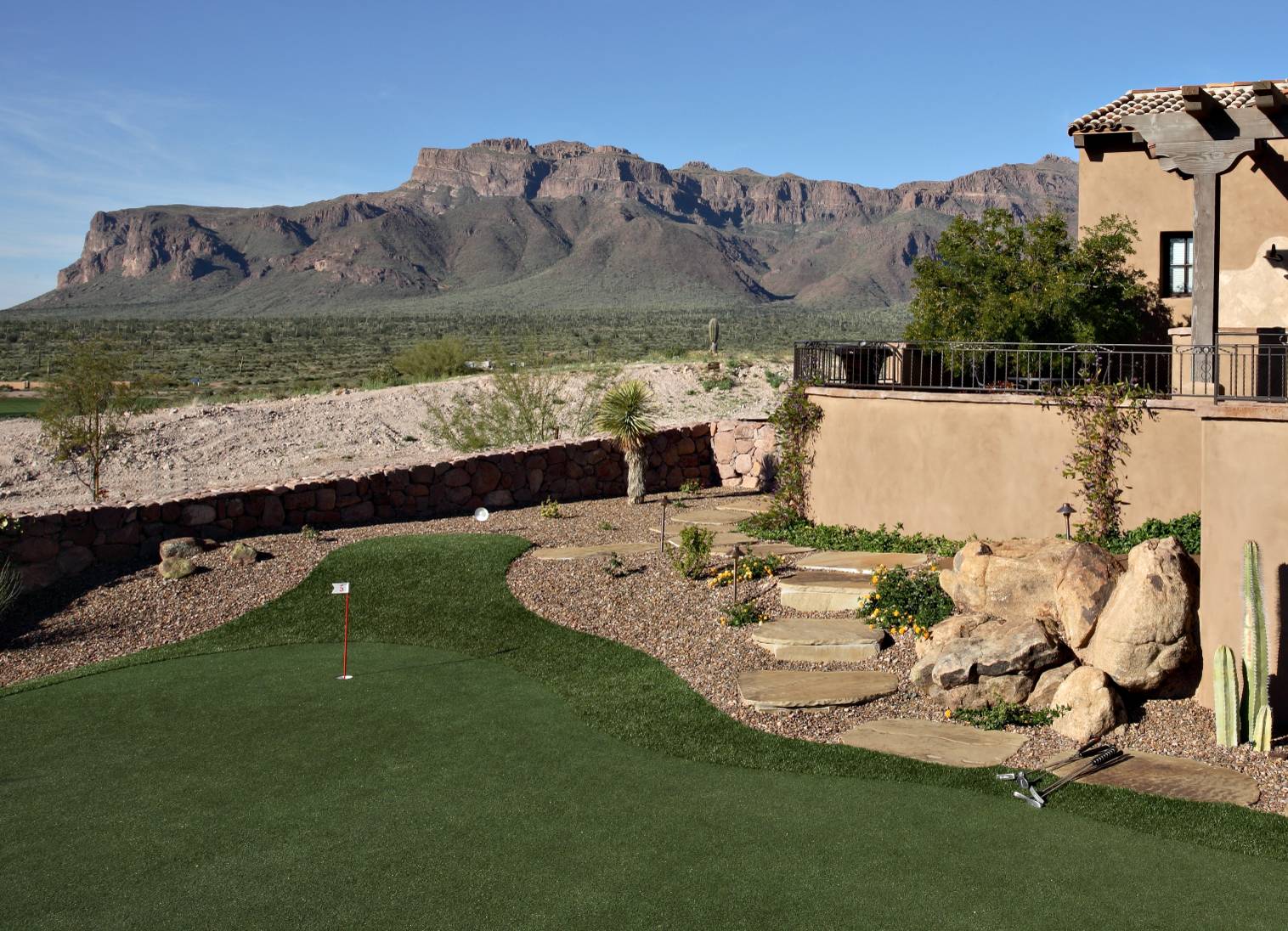 Superstition Mountain--Putting Green
