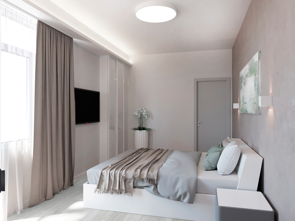 Визуализация проекта квартиры 70м2 в стиле "Минимализм"