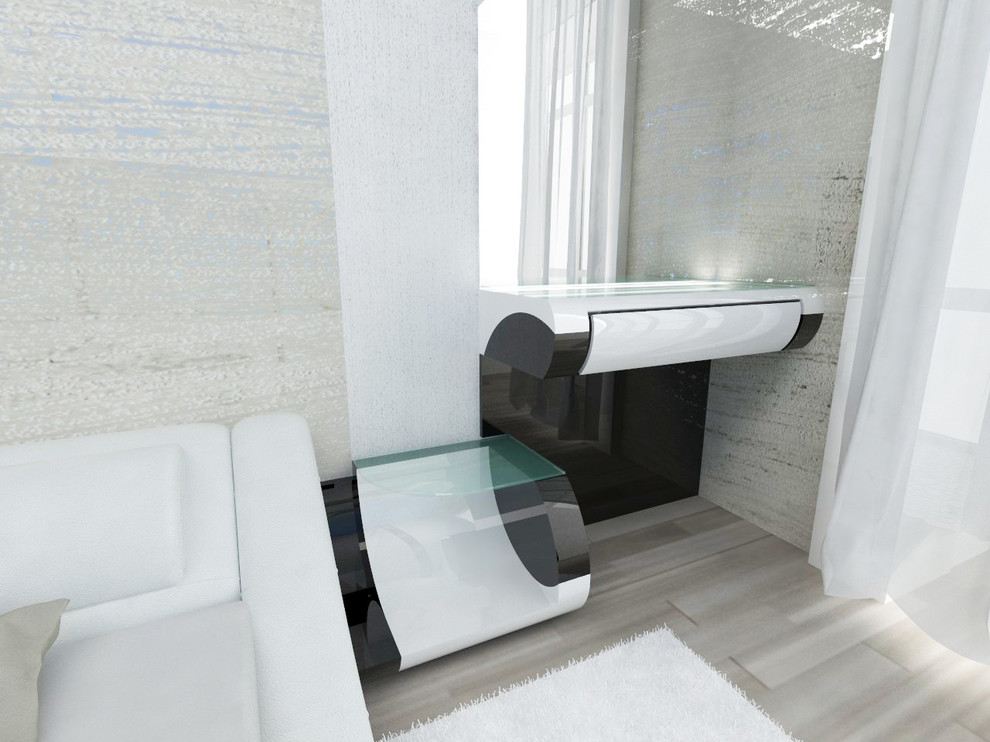 квартира стиль хай тэк + футуризм