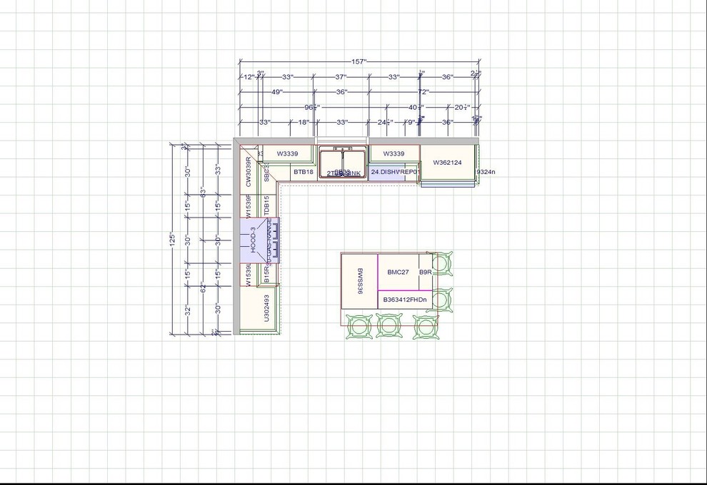 Kitchen island seating