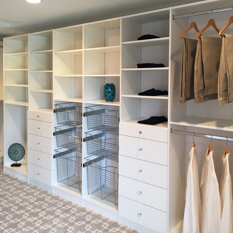 Walking into Elegance White WalkIn Closet Projects Closet Miami