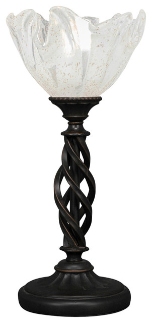Elegante Mini Table Lamp In Dark, Portfolio Barada 61 In Bronze Floor Lamp
